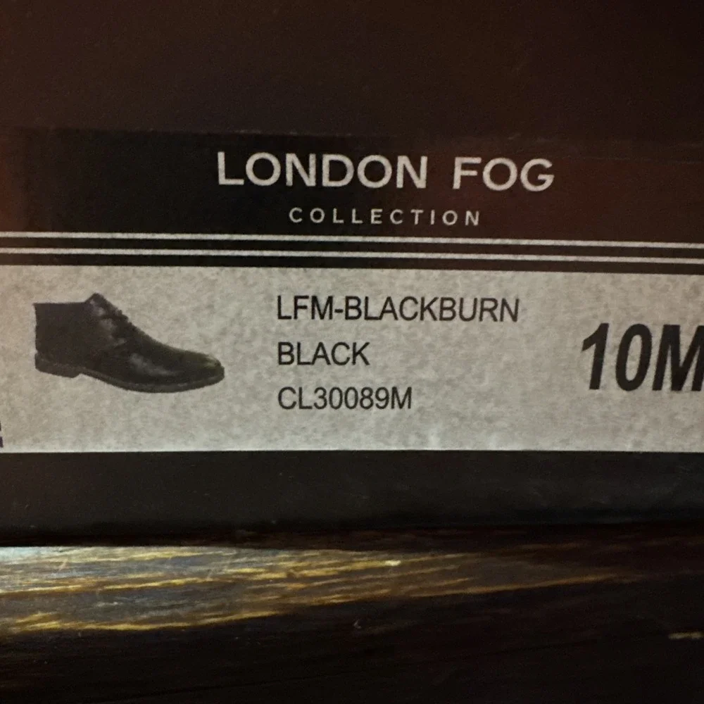NEW London Fog LFM-Blackburn Boot, Men's Size: 10 M, Black, CL30089M ‎ (NIB)